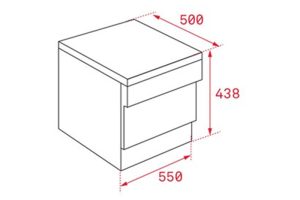 kich thuoc may rua bat teka lcb 14620 - Máy rửa bát Teka LCB 14620