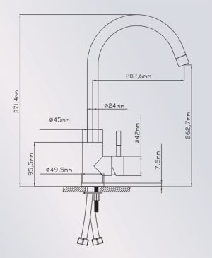 Vòi rửa Grob GF304-SRT2