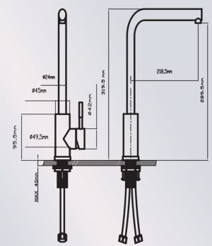 Vòi rửa Grob GF304-SR3