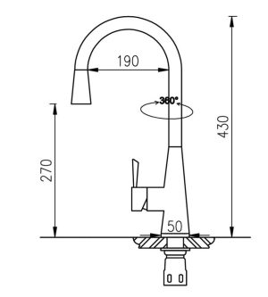 kich thuoc voi rua rosler rl 668 - Vòi rửa Roslerer RL-668