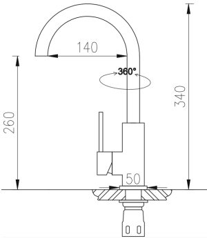 kich thuoc voi rua rosler rl 900 new - Vòi rửa Roslerer RL-900 New