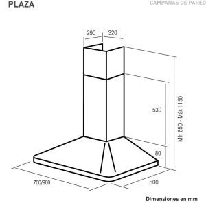 Máy hút mùi Nodor Plaza 700