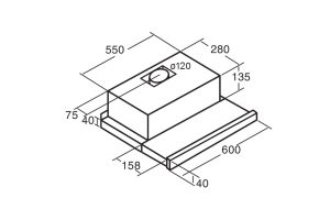 lap dat may hut mui tf 5060 ewh1 - Máy hút mùi âm tủ Cata TF-5060 EWH