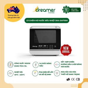 lo chien hoi nuoc dreamer DKA SAF118W 1 - LÒ CHIÊN KHÔNG DẦU HƠI NƯỚC 18 LÍT DREAMER DKA SAF118W