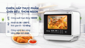 lo chien khong dau hoi nuoc dreamer dka saf118w 18 lit 210622 032548 - LÒ CHIÊN KHÔNG DẦU HƠI NƯỚC 18 LÍT DREAMER DKA SAF118W