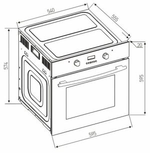 lo nuong am tu ab ln 65l 1 - Lò nướng Arber ABLN65L