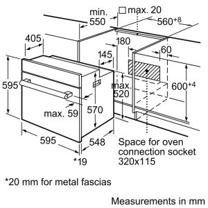 lo nuong bosch hbn211e2m 3 - Lò nướng Bosch HBN211E2M