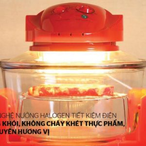 lo nuong thuy tinh bluestar bs 12lo mau do 1584765881 1 - Lò nướng thủy tinh BLUESTAR BS-12LO (Màu đỏ)