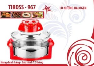 lo nuong thuy tinh tiross ts967 do 1463970464 4 - Lò nướng thủy tinh Tiross TS967 - Đỏ