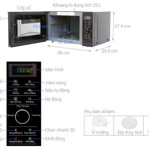 lo vi song co nuong panasonic nn gd37hbyue 1614737526 2 - Lò vi sóng có nướng Panasonic NN-GD37HBYUE