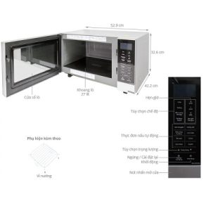 lo vi song panasonic nn gf574myue 2 - Lò vi sóng Panasonic NN-GF574MYUE
