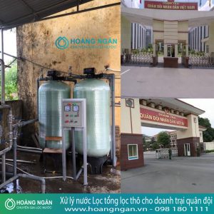 Hệ thống Lọc tổng lọc thô cho doanh trại quân đội