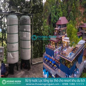 Hệ thống lọc tổng lọc thô cho resort khu du lịch