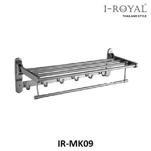 MÁNG KHĂN TẦNG XẾP INOX 304 BÓNG I-ROYAL IR-MK09