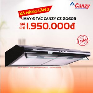 Máy hút mùi bếp 6 tấc CANZY CZ-2060B