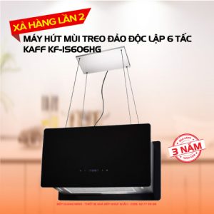 Máy hút mùi bếp 6 tấc treo đảo độc lập KAFF KF-IS606HG