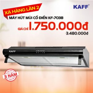Máy hút mùi bếp 7 tấc KAFF KF-703B / 8730B MỚI NHẤT 2022 NHẬP KHẨU CHÍNH HÃNG