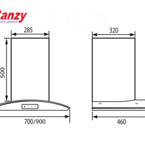 may hut mui bep kinh cong cam ung 7 tac canzy cz d700 1569383484 0 - Máy hút mùi bếp kính cong cảm ứng 7 tấc Canzy CZ-D700