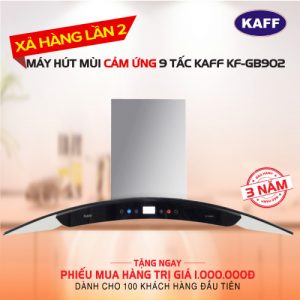 Máy hút mùi bếp kính cong cảm ứng KAFF KF-GB902