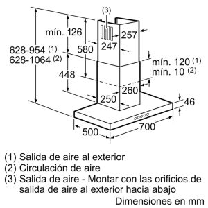 may hut mui bosch dwb077a5 4 - Máy hút mùi Bosch DWB077A50