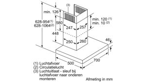 may hut mui bosch dwb77cm50 5 - Máy hút mùi Bosch DWB77CM50