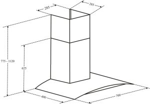 may hut mui cao cap canzy cz mr70 1 - Máy hút mùi Canzy CZ-MR70