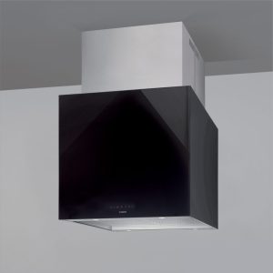 Máy hút mùi Nodor Isla Cube Glass Black