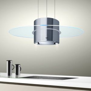 Máy hút mùi đảo kết hợp trang trí DUDOFF ELIX 90SG