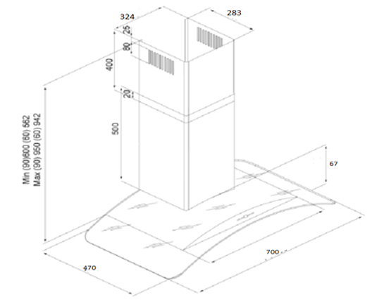may hut mui kanata eh0170 - Máy hút mùi Kanata EH0170 may hut mui kanata eh0170 - Máy hút mùi Kanata EH0170