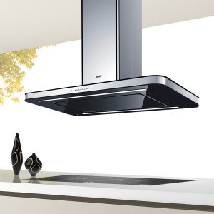 Máy hút mùi đảo kết hợp trang trí DUDOFF STIVIA ISOLA 90B