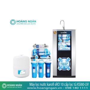 MÁY LỌC NƯỚC KAROFI SRO 10 CẤP LỌC TỦ IQ KSI90-UV (10 Cấp lọc)