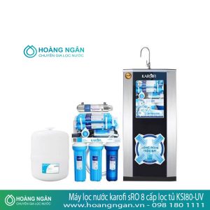 Máy lọc nước karofi sRO 8 cấp lọc tủ KSI80-UV