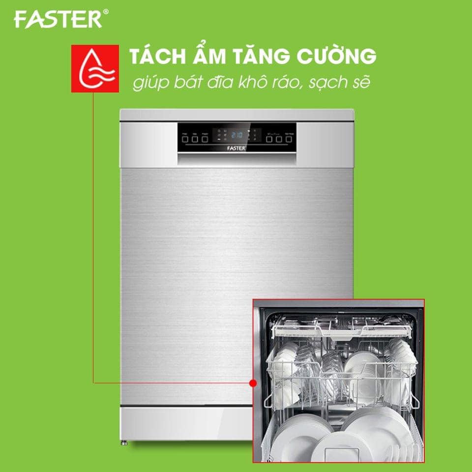 may rua bat faster sms633a 8 - Máy rửa bát Faster SMS 633A may rua bat faster sms633a 8 - Máy rửa bát Faster SMS 633A