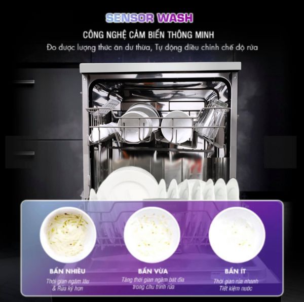may rua bat kocher kdeu 8818 7 - Máy rửa bát Kocher KDEU-8818 may rua bat kocher kdeu 8818 7 - Máy rửa bát Kocher KDEU-8818