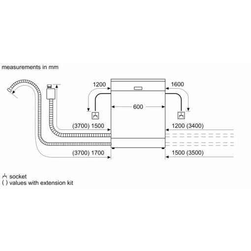 may rua chen bat bosch sms6zci00p series 6 6 - Máy rửa chén bát Bosch SMS6ZCI00P Series 6