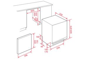 may rua chen dw8 59 fi kt - Máy Rửa Chén Teka DW8 59 FI 40716200