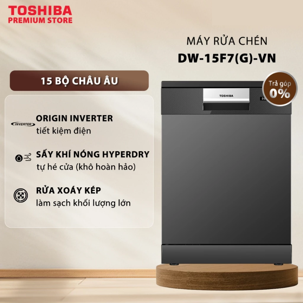 may rua chen toshiba dw 15f7g vn5 - Máy rửa chén Toshiba DW-15F7(G)-VN may rua chen toshiba dw 15f7g vn5 - Máy rửa chén Toshiba DW-15F7(G)-VN