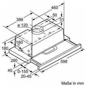 mcsa00893236 527722 5 cmg633bs1 def54 2 - Máy hút mùi Bosch VSG.DFT63AC50