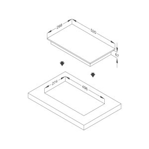 mdr 302 - Bếp Điện Domino Malloca MDR 302