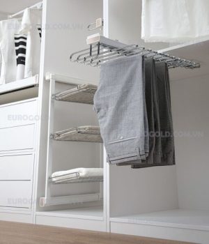 Giá vắt quần âu đơn ray giảm chấn EUA7110B