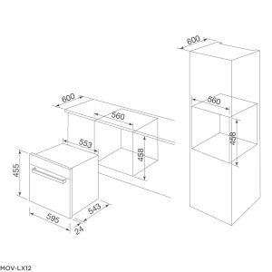 mov lx12 - Lò nướng Malloca MOV-LX12