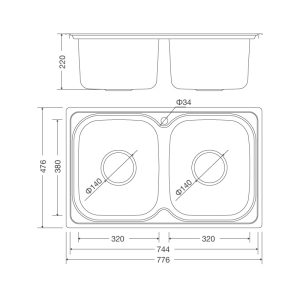 Chậu rửa Malloca MS 1001 NEW