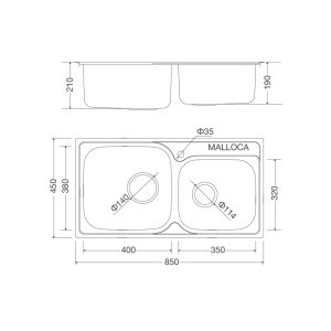 ms 1011 - Chậu rửa chén Malloca MS 1011 NEW