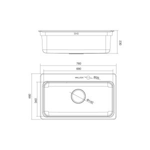 Chậu rửa Malloca MS 1022D