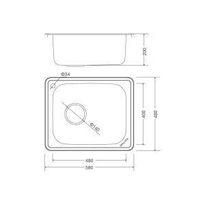 Chậu rửa Malloca MS 1023