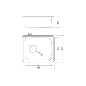 ms 1023 - Chậu rửa chén Malloca MS 1023