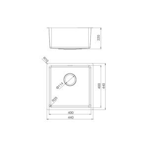 ms 6044 2 - Chậu rửa chén Malloca MS 6044