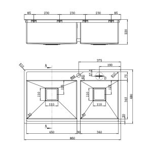 Chậu rửa Malloca MS 6304T