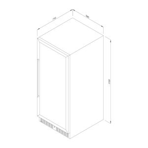 mwc 180bg - Tủ bảo quản rượu vang âm tủ/ độc lập Malloca MWC-180BG