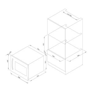mwc 22g mwc 22s - Tủ bảo quản rượu âm tủ Malloca MWC-22S